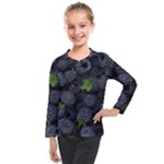 Blackberry Fruit, Fruit Kids  Long Mesh T-Shirt