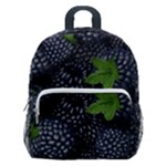 Blackberry Fruit, Fruit Kids  Age 5-10 Lightweight School Backpack with Side Pockets