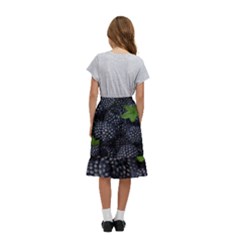 Kids  Ruffle Flared Wrap Midi Skirt 