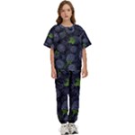 Blackberry Fruit, Fruit Kids  T-Shirt and Pants Sports Set