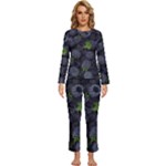 Blackberry Fruit, Fruit Womens  Long Sleeve Lightweight Pajamas Set