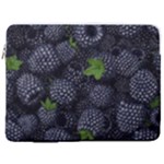 Blackberry Fruit, Fruit 17  Vertical Laptop Sleeve Case With Pocket