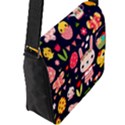 Flap Closure Messenger Bag (L) 