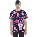 Bunny - Easter Pattern Men s Sport Mesh T-Shirt