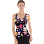 Bunny - Easter Pattern Women s Basic Tank Top