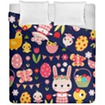 Bunny - Easter Pattern Duvet Cover Double Side (California King Size)