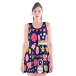 Bunny - Easter Pattern Scoop Neck Skater Dress