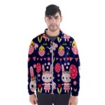 Bunny - Easter Pattern Men s Windbreaker