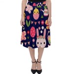 Bunny - Easter Pattern Classic Midi Skirt