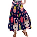 Bunny - Easter Pattern Women s Satin Palazzo Pants