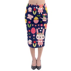 Midi Pencil Skirt 