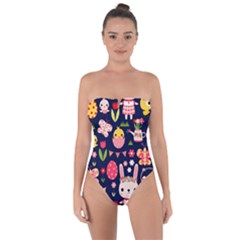 Tie Back One Piece Swimsuit 