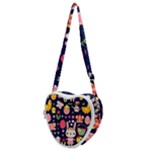 Bunny - Easter Pattern Heart Shoulder Bag