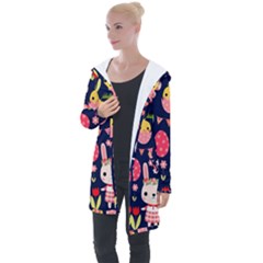 Longline Hooded Cardigan 