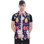 Bunny - Easter Pattern Men s Puffer Vest