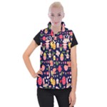 Bunny - Easter Pattern Women s Button Up Vest