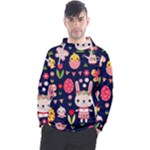 Bunny - Easter Pattern Men s Pullover Hoodie