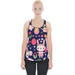 Bunny - Easter Pattern Piece Up Tank Top