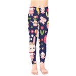 Bunny - Easter Pattern Kids  Leggings