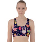 Bunny - Easter Pattern Back Weave Sports Bra