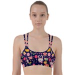 Bunny - Easter Pattern Line Them Up Sports Bra