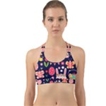 Bunny - Easter Pattern Back Web Sports Bra