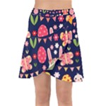 Bunny - Easter Pattern Wrap Front Skirt