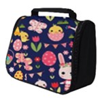 Bunny - Easter Pattern Full Print Travel Pouch (Small)