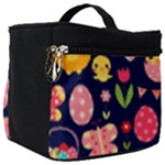 Bunny - Easter Pattern Make Up Travel Bag (Big)