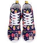 Bunny - Easter Pattern Women s Lightweight High Top Sneakers