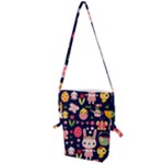 Bunny - Easter Pattern Folding Shoulder Bag