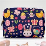 Bunny - Easter Pattern Make Up Pouch (Medium)