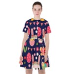 Bunny - Easter Pattern Sailor Dress