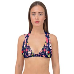 Double Strap Halter Bikini Top 