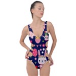 Bunny - Easter Pattern Side Cut Out Swimsuit