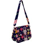 Bunny - Easter Pattern Saddle Handbag