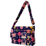 Bunny - Easter Pattern Full Print Messenger Bag (L)