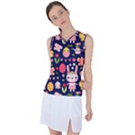 Bunny - Easter Pattern Women s Sleeveless Sports Top