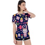 Bunny - Easter Pattern Perpetual Short Sleeve T-Shirt