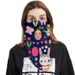 Bunny - Easter Pattern Face Covering Bandana (Triangle)