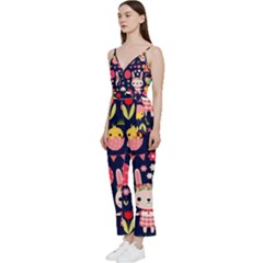 V-Neck Camisole Jumpsuit 