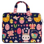 Bunny - Easter Pattern MacBook Pro 15  Double Pocket Laptop Bag 