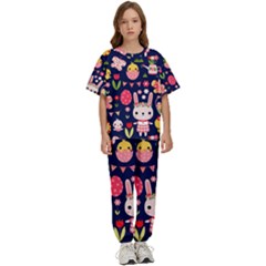 Kids  T-Shirt and Pants Sports Set 