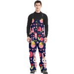 Bunny - Easter Pattern Men s Front Zip Ski And Snowboard Bib Pants