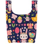 Bunny - Easter Pattern Foldable Shopping Bag