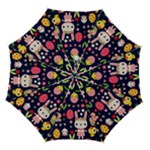 Bunny - Easter Pattern Automatic Folding Umbrella with Case (Medium)