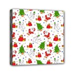 Christmas Pattern, Pattern, Christmas Mini Canvas 6  x 6  (Stretched)