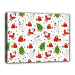 Christmas Pattern, Pattern, Christmas Canvas 16  x 12  (Stretched)