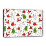 Christmas Pattern, Pattern, Christmas Canvas 18  x 12  (Stretched)