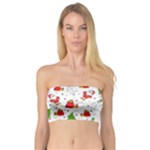 Christmas Pattern, Pattern, Christmas Bandeau Top